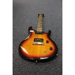 PRS SE SOAPBAR II ELECTRIC GUITAR serial number G03252, maple body with sunburst finish,