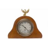 S SMITH AND SONS CLOCK blued steel moon hands,