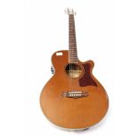 TANGLEWOOD SEMI-ACOUSTIC GUITAR model number TW45NSB,