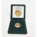 GOLD PROOF SOVEREIGN DATED 1980 in capsule,