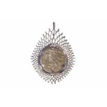 GOLD SOVEREIGN DATED 1872 in a nine carat gold pendant mount, unsoldered,