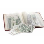 COLLECTION OF VARIOUS BANK NOTES including various £1 notes and £5 notes including a Commercial