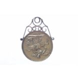 GOLD SOVEREIGN DATED 1879 in a pendant mount,