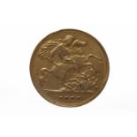 GOLD HALF SOVEREIGN DATED 1900