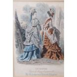 COLLECTION OF SIX LATE VICTORIAN FASHION PLATES each from 'The Englishwoman's Domestic Magazine',