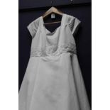 DESIGNER WEDDING DRESS by Forever Yours International, ivory with beaded design,