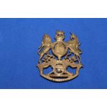 TWO ROYAL ARTILLERY HELMET BADGES