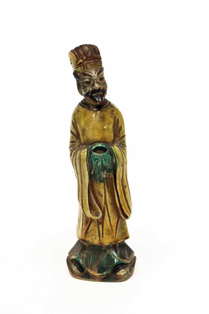 EARLY 20TH CENTURY EARTHENWARE FIGURE