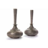 PAIR OF LATE 19TH CENTURY INDIAN SILVER