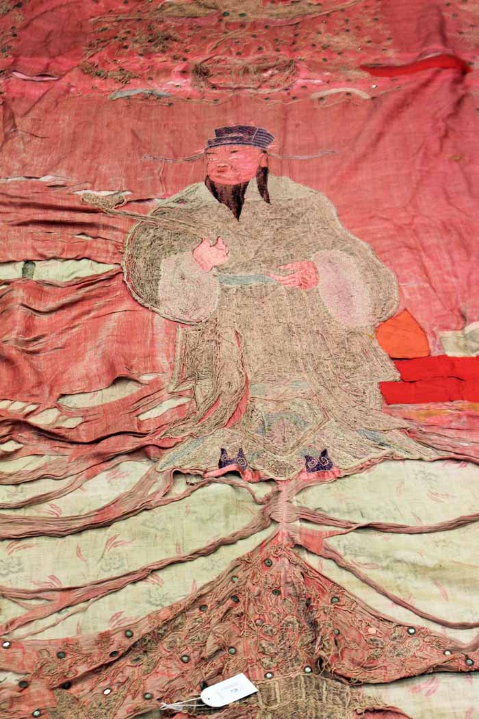 TWO CHINESE SILK EMBROIDERIES