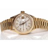 GENTLEMAN'S EIGHTEEN CARAT GOLD ROLEX OY