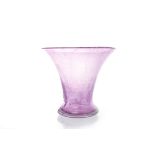 MONART GLASS TRUMPET VASE