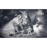 AFTER EDWIN LANDSEER, Scene from Midsummers Night's Dream,Titania & Bottom,