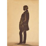 SAMMEL MELFORT (1810-1896), a silhouette profile portrait, Henry Ridgway,