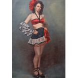 ELEANOR COHEN, 
Gypsy Dancer, O.O.C., signed and dated lower left, 35.5in (90cm)h x 28in (71cm).