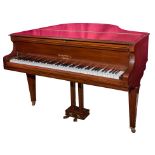 A GOOD QUALITY MAHOGANY FRAMED BOUDOIR BABY GRAND PIANO, of Chappell of London,
