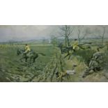 AFTER LIONEL EDWARDS, a coloured hunting print, The Duke of Rutland's Hounds (The Belvoir).