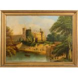 ATTRIBUTED TO HENRY O'NEILL (1798-1880) Kilkenny Castle from John's Bridge,