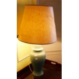 A LARGE QUANTITY OF MISCELLANEOUS WINE BOTTLE TABLE LAMPS CONVERTED.