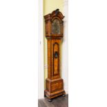 A VERY FINE 19TH CENTURY DUTCH FLORAL MARQUETRY LONG CASE CLOCK, by Van Meurs, of Amsterdam,