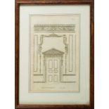 A SET OF FOUR ARCHITECTURAL ELEVATIONS, depicting Athol House, by Abraham Sawn,