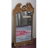 A GEORGE II STYLE GILT PIER MIRROR, O.R.M.