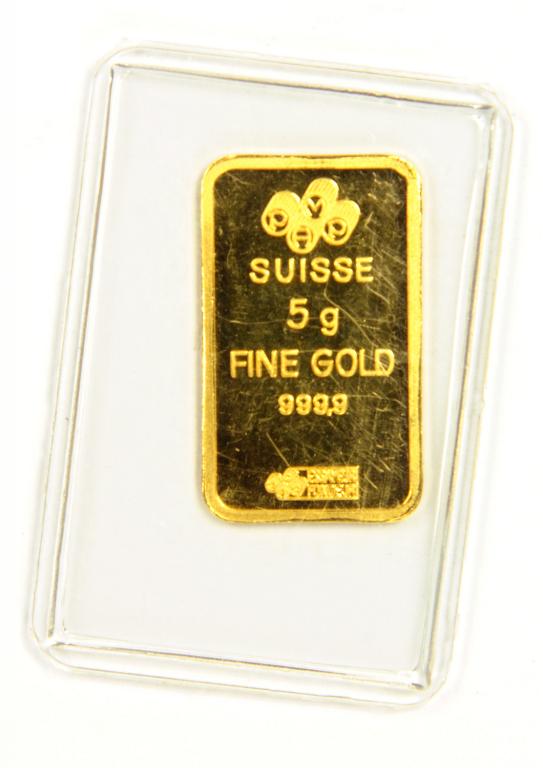 A GOLD (.999) 5G INGOT - Image 2 of 2