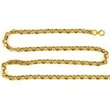 A GOLD CHAIN, MARKED 375, 11.5G