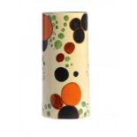 CLARICE CLIFF. A RARE A J WILKINSON BIZARRE VASE OF UNRECORDED PATTERN, C1930 24cm h, gilt printed