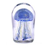 A MURANO GLASS JELLYFISH WEIGHT, LATE 20TH/EARLY 21ST C 20cm h, VETRO ARTISTICO MURANO label ++In