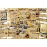 VICTORIAN PHOTOGRAPHS. A COLLECTION comprising cartes de visite (54), cabinet portraits (25) and