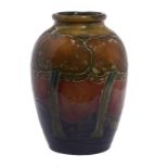 A MOORCROFT EVENTIDE VASE, C1923-27, 16.5cm h, impressed mark and painted initials ++In fine