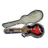 AN ELECTRIC GUITAR, VINTAGE ITEM