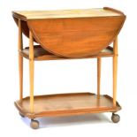 AN ASH TEA TROLLEY