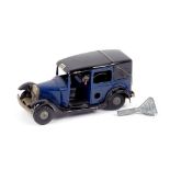 TRI-ANG MINIC TOYS TINPLATE CLOCKWORK TAXI WITH KEY