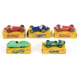 DINKY TOYS 232 ALFA ROMEO RACING CAR (2), 234 23H FERRARI RACING CAR, 236 CONNAUGHT RACING CAR AND