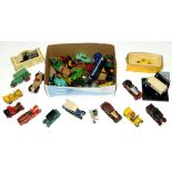 A COLLECTION OF MATCHBOX MODELS OF YESTERYEAR AND OTHER DIECAST VEHICLES