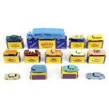 MATCHBOX TOYS NO 2 ACCESSORY PACK CAR TRANSPORTER, 34 VOLKSWAGEN, 33 FORD ZODIAC, 36 FORD A50, 32