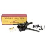 BRITAINS TOYS - 2064 155MM GUN, BOXED WITH RED LIFT OFF LID,