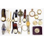 MISCELLANEOUS VINTAGE WATCHES AND WRISTWATCHES