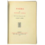 ARNOLD (MATTHEW) - POEMS THE STRAIGHT OF THE 12 PHOTOGRAVURES AFTER GILBERT JAMES, ILLUSTRATOR'S