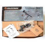 A CELESTRON ASTROMASTER 76EQ REFLECTING TELESCOPE, WITH MOUNT AND TRIPOD, BOXED AS NEW