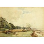 WILLIAM MARK FISHER, RA, ROI (1841-1923) COASTAL SCENE signed, watercolour, 35.5 x 52cm Some