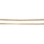 A 9CT GOLD NECKLET, 4.7G