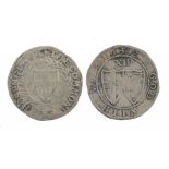 COMMONWEALTH, SHILLING, 1652, 5.9gm, double struck, Fine-Very Fine