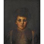 19TH CENTURY SCHOOL THE DRUMMER BOY oil on canvas, 41 x 34cm ++Unlined with small patched repair