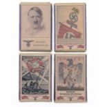 GERMANY, THIRD REICH. FOUR COMMEMORATIVE CARD MATCH BOXES with pictorial labels 1936-38 ++All in