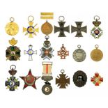 A GROUP OF CONTINENTAL ORDERS, DECORATIONS AND MEDALS ATTRIBUTED TO MAJOR ALFRED FRITSCHI (KARLSRUHE