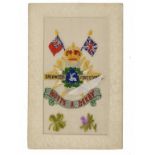 A COLLECTION OF WORLD WAR ONE POSTCARDS MANY RELATING TO THE SHERWOOD FORESTERS including