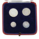 MAUNDY SET. GEORGE V, 1916, contemporary box, choice BU